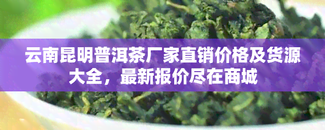 云南昆明普洱茶厂家直销价格及货源大全，最新报价尽在商城