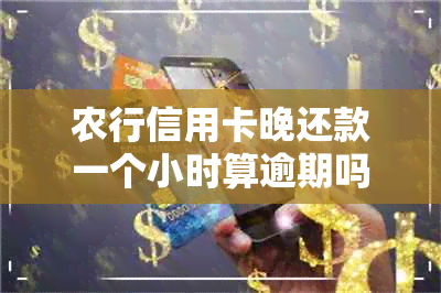 农行信用卡晚还款一个小时算逾期吗