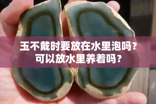 玉不戴时要放在水里泡吗？可以放水里养着吗？