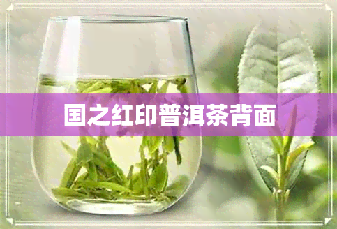 国之红印普洱茶背面