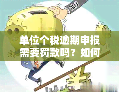 单位个税逾期申报需要罚款吗？如何处理和计算滞纳金？