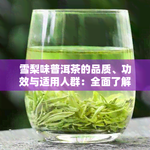 雪梨味普洱茶的品质、功效与适用人群：全面了解这款特别的茶