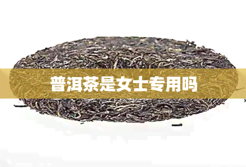 普洱茶是女士专用吗