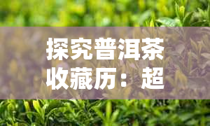 探究普洱茶收藏历：超越时间的味道与文化积淀