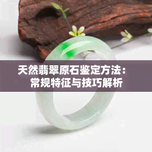 天然翡翠原石鉴定方法： 常规特征与技巧解析