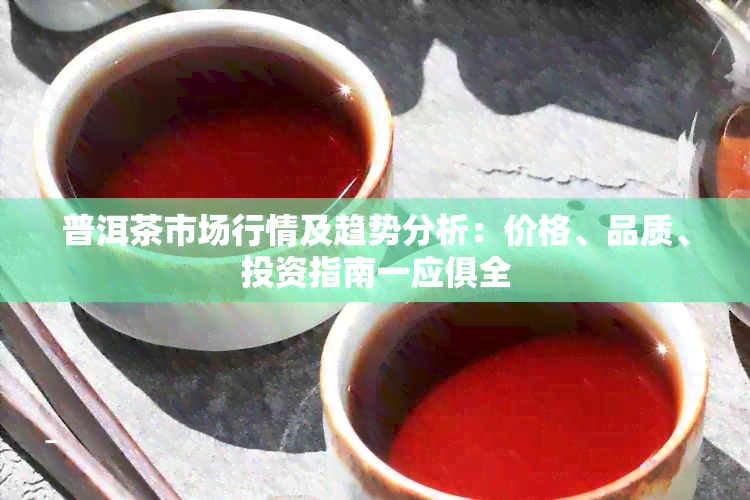 普洱茶市场行情及趋势分析：价格、品质、投资指南一应俱全