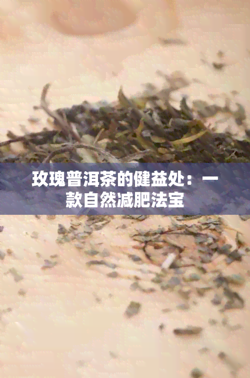 玫瑰普洱茶的健益处：一款自然减肥法宝