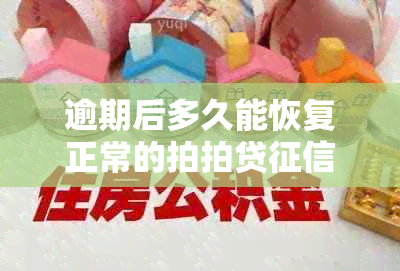 逾期后多久能恢复正常的拍拍贷记录？