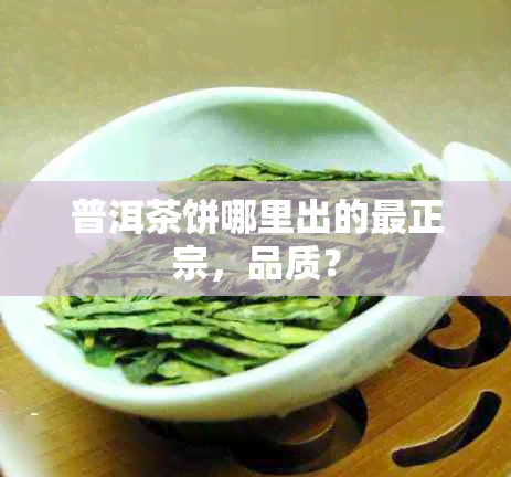 普洱茶饼哪里出的最正宗，品质？