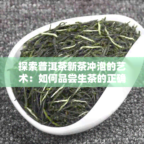 探索普洱茶新茶冲泡的艺术：如何品尝生茶的正确方法与好喝体验