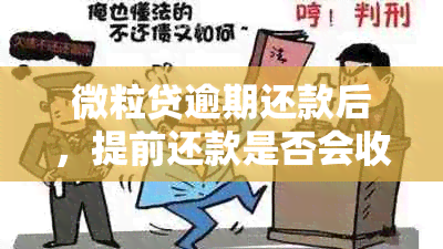 微粒贷逾期还款后，提前还款是否会收到短信通知？