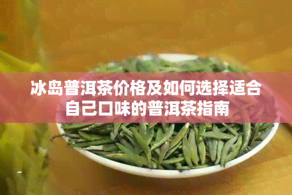 冰岛普洱茶价格及如何选择适合自己口味的普洱茶指南