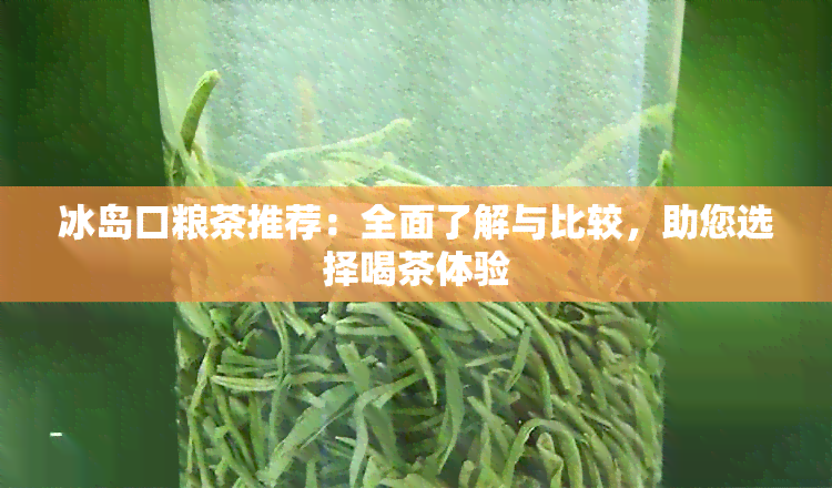 冰岛口粮茶推荐：全面了解与比较，助您选择喝茶体验