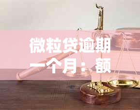 微粒贷逾期一个月：额度停止，后果分析及解决方法