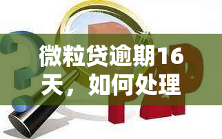 微粒贷逾期16天，如何处理以避免取消分期还款？