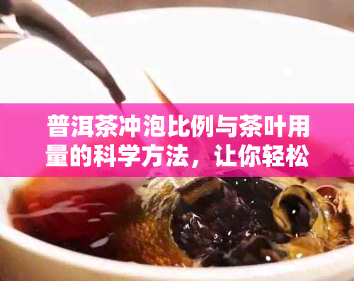 普洱茶冲泡比例与茶叶用量的科学方法，让你轻松制作出口感醇厚的普洱茶