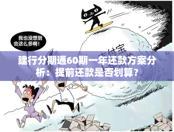 建行分期通60期一年还款方案分析：提前还款是否划算？