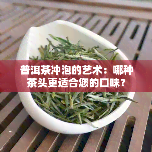 普洱茶冲泡的艺术：哪种茶头更适合您的口味？