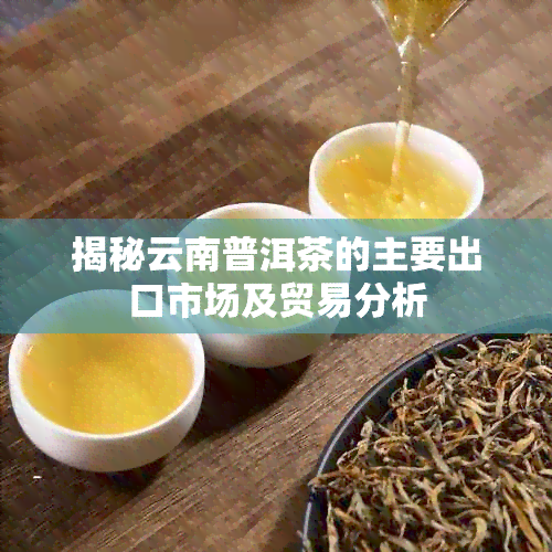 揭秘云南普洱茶的主要出口市场及贸易分析