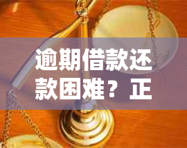 逾期借款还款困难？正规平台为你提供多元化解决方案！