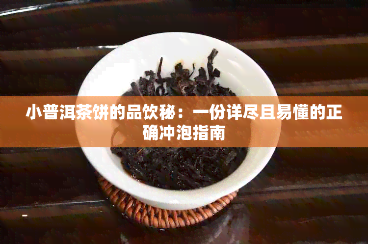 小普洱茶饼的品饮秘：一份详尽且易懂的正确冲泡指南