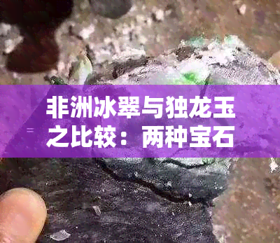 非洲冰翠与独龙玉之比较：两种宝石的特色与选择