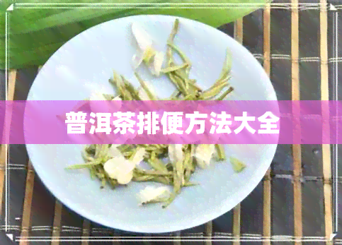 普洱茶排便方法大全