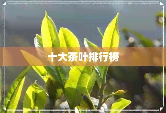 十大茶叶排行榜