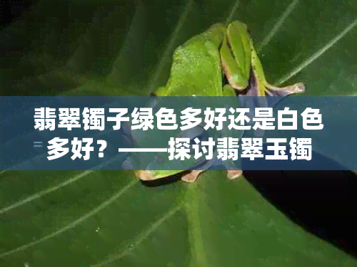 翡翠镯子绿色多好还是白色多好？——探讨翡翠玉镯的颜色选择