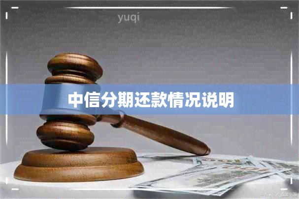 中信分期还款情况说明