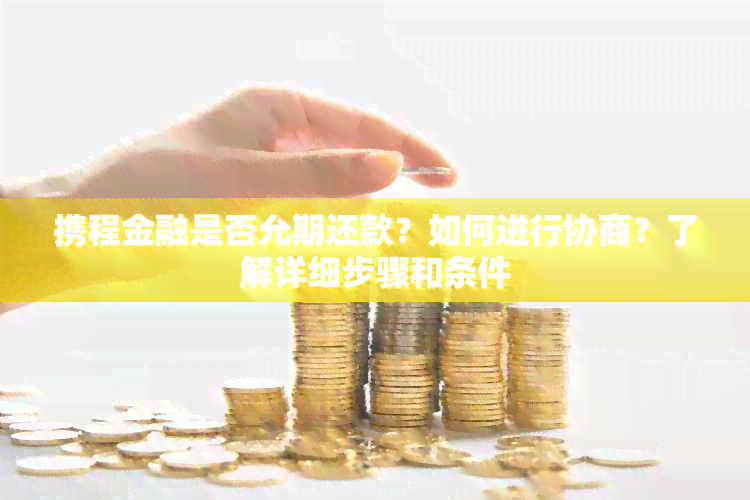 携程金融是否允期还款？如何进行协商？了解详细步骤和条件