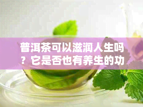 普洱茶可以滋润人生吗？它是否也有养生的功效？