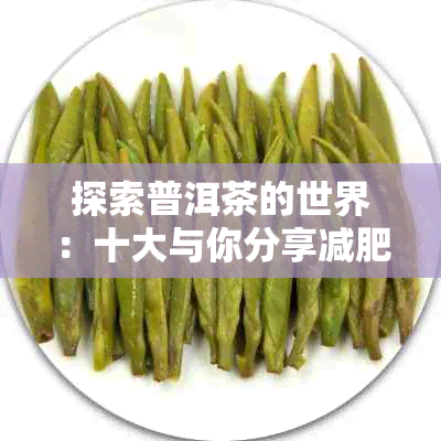 探索普洱茶的世界：十大与你分享减肥的秘密