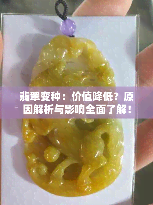 翡翠变种：价值降低？原因解析与影响全面了解！