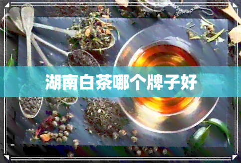 湖南白茶哪个牌子好