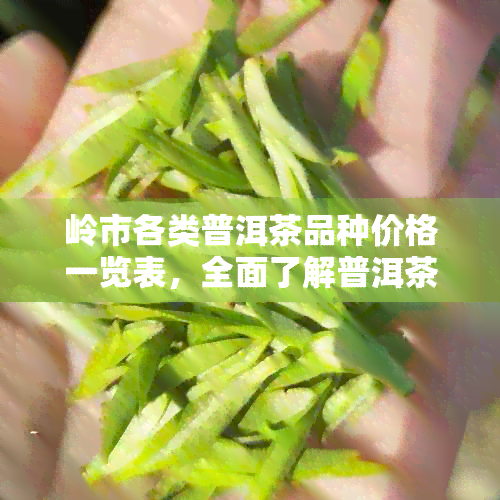 岭市各类普洱茶品种价格一览表，全面了解普洱茶市场行情