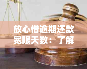 放心借逾期还款宽限天数：了解具体政策以避免罚息和信用损失