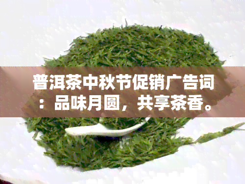 普洱茶中秋节促销广告词：品味月圆，共享茶香。