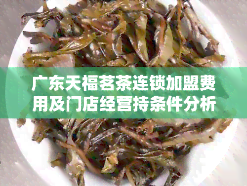 广东天福茗茶连锁加盟费用及门店经营持条件分析