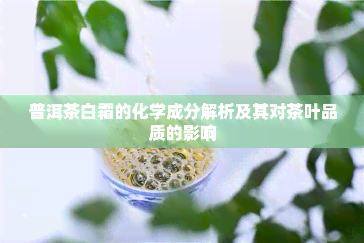 普洱茶白霜的化学成分解析及其对茶叶品质的影响