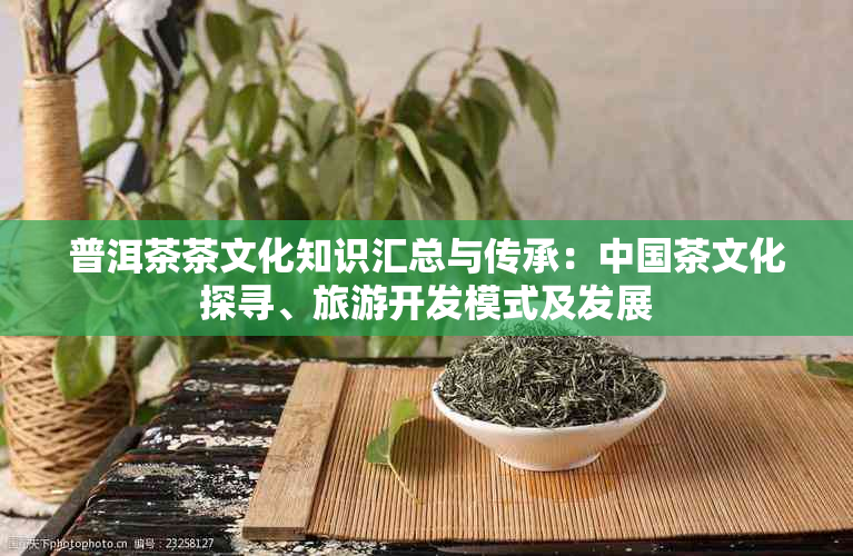 普洱茶茶文化知识汇总与传承：中国茶文化探寻、旅游开发模式及发展