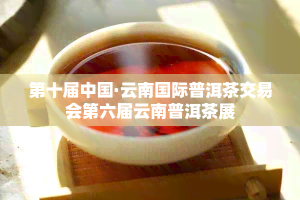 第十届中国·云南国际普洱茶交易会第六届云南普洱茶展