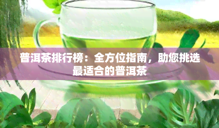 普洱茶排行榜：全方位指南，助您挑选最适合的普洱茶