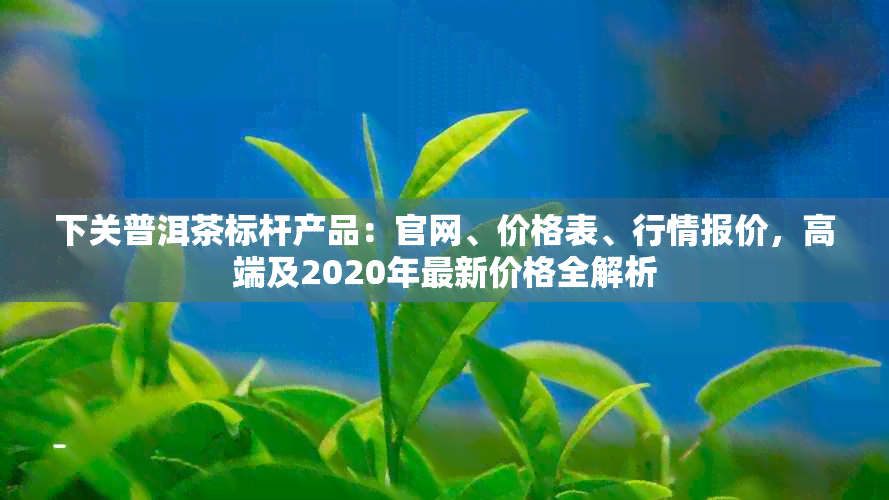 下关普洱茶标杆产品：官网、价格表、行情报价，高端及2020年最新价格全解析