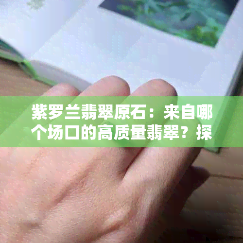 紫罗兰翡翠原石：来自哪个场口的高质量翡翠？探讨产地与品质