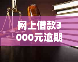 网上借款3000元逾期后的诉讼时效：多久会被起诉？