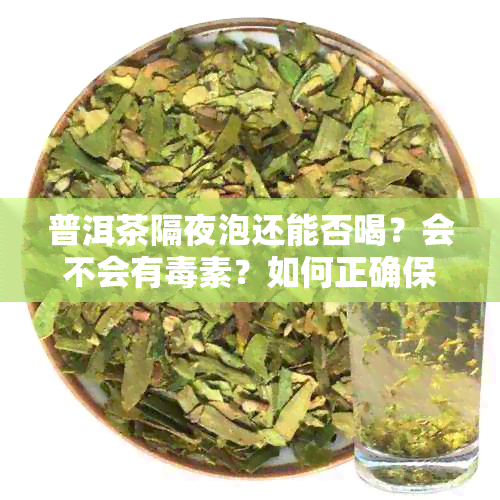 普洱茶隔夜泡还能否喝？会不会有素？如何正确保存以避免品质下降？