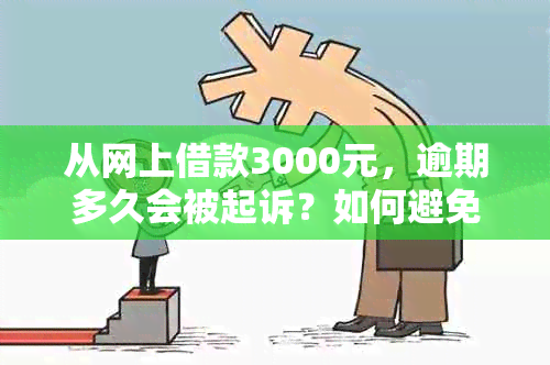 从网上借款3000元，逾期多久会被起诉？如何避免不必要的法律纠纷？