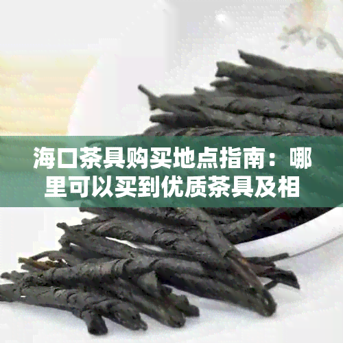 海口茶具购买地点指南：哪里可以买到优质茶具及相关配件？