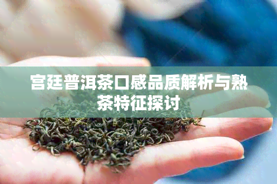 宫廷普洱茶口感品质解析与熟茶特征探讨